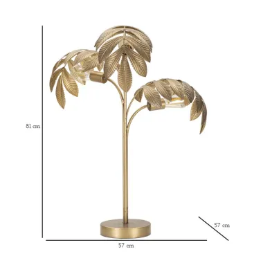 LAMPA STOŁOWA LEAF 57X81 cm